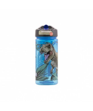 GIM ΠΑΓΟΥΡΙ ΠΛΑΣΤΙΚΟ ΟΡΘΟΓΩΝΙΟ 510ml JURASSIC WORLD 530-14614