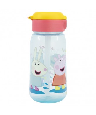 GIM ΠΑΓΟΥΡΙ ΠΛΑΣΤΙΚΟ PUSH UP 510ml PEPPA PIG 530-13952