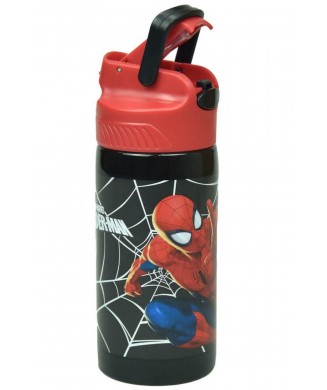 GIM ΠΑΓΟΥΡΙ ΑΛΟΥΜΙΝΙΟΥ SS 500ml SPIDERMAN BLACK CITY 557-12245