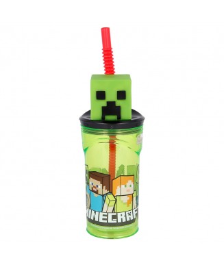 GIM ΠΟΤΗΡΙ ΠΛΑΣΤΙΚΟ 360ml MINECRAFT 530-40466