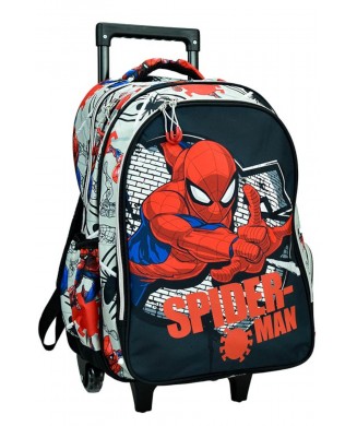 GIM ΤΣΑΝΤΑ TROLLEY ΔΗΜΟΤΙΚΟΥ SPIDERMAN SPIDER WALL 337-07074