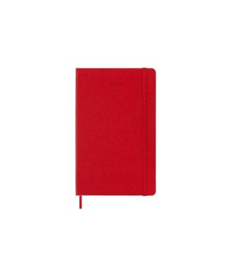 MOLESKINE ΗΜΕΡΟΛΟΓΙΟ 2025 LARGE HARD DAILY SCARLET RED