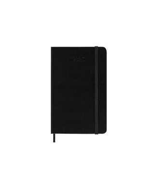 MOLESKINE ΗΜΕΡΟΛΟΓΙΟ 2025 POCKET HARD WEEKLY NOTEBOOK BLACK