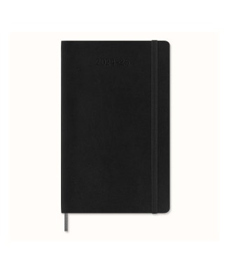 MOLESKINE ΗΜΕΡΟΛΟΓΙΟ 18 MONTHS 2024-25 LARGE SOFT DAILY BLACK