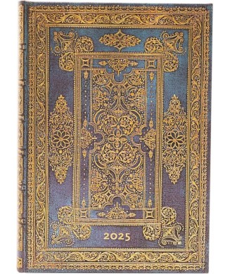 PAPERBLANKS ΗΜΕΡΟΛΟΓΙΟ 2025 MIDI 13x18 DAILY BLUE LUXE