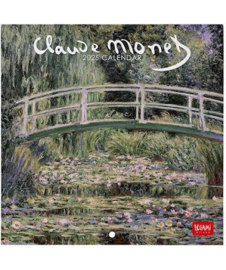 LEGAMI ΗΜΕΡΟΛΟΓΙΟ 2025 ΤΟΙΧΟΥ 18χ18 CLAUDE MONET CAL250119