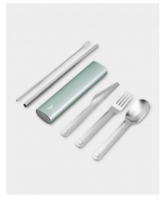 CHILLYS CUTLERY SET LICHEN GREEN