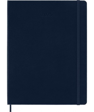 MOLESKINE ΗΜΕΡΟΛΟΓΙΟ 2025 XLARGE HARD WEEKLY SAPPHIRE BLUE