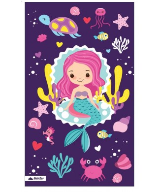 ALPINTEC ΠΕΤΣΕΤΑ MICROFIBER L 70χ120cm 190gr MERMAID